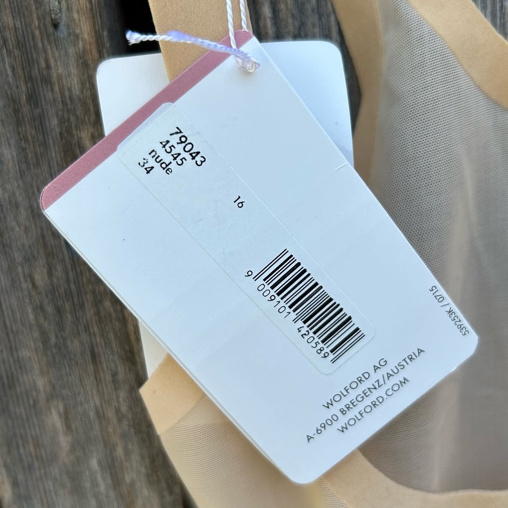NWT Wolford Tulle Forming Body Suit Clay 4 - Picture 7 of 16